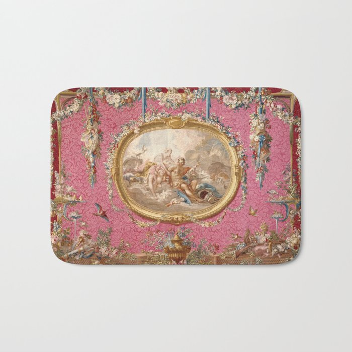 Romantic Venus French Louis XIV Tapestry by Francois Boucher Bath Mat Gallery Image 1