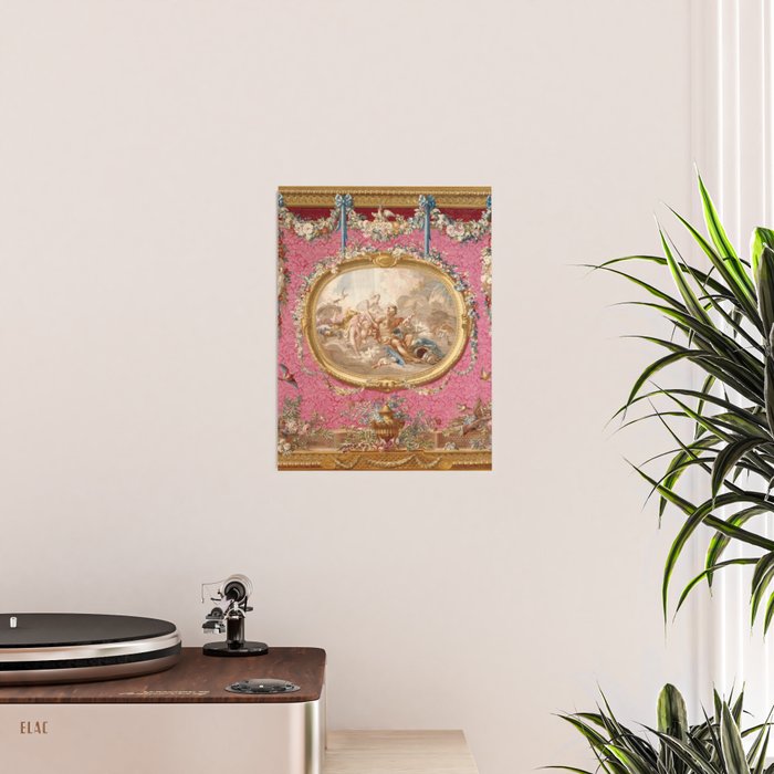 Romantic Venus French Louis XIV Tapestry by Francois Boucher Poster Gallery Image 2