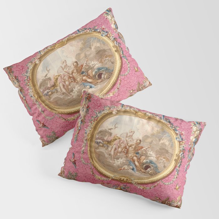 Romantic Venus French Louis XIV Tapestry by Francois Boucher Pillow Sham Gallery Image 1