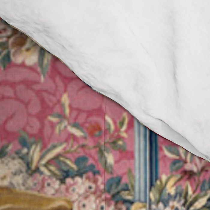 Romantic Venus French Louis XIV Tapestry by Francois Boucher Comforter Gallery Image 4