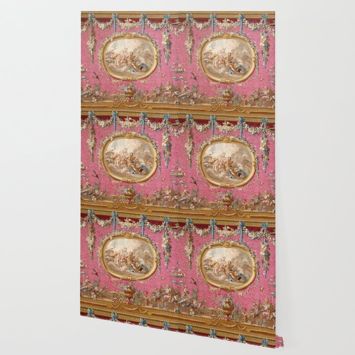 Romantic Venus French Louis XIV Tapestry by Francois Boucher Wallpaper Gallery Image 2