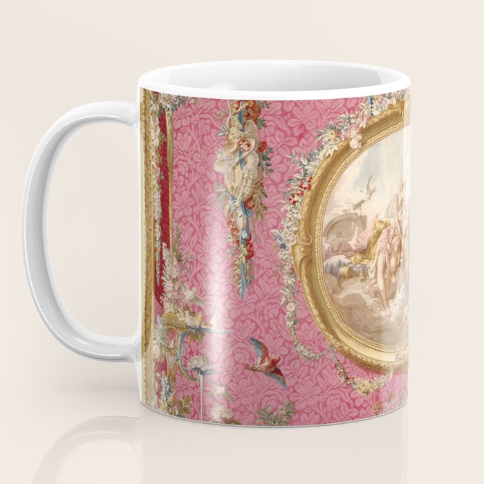 Romantic Venus French Louis XIV Tapestry by Francois Boucher Coffee Mug Gallery Image 3