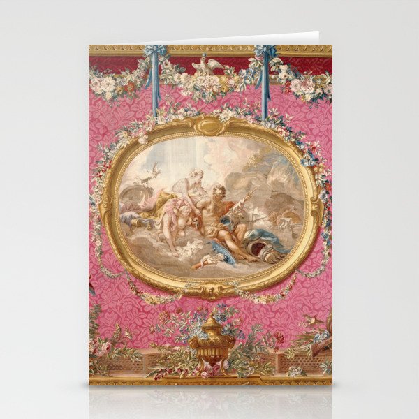 Romantic Venus French Louis XIV Tapestry by Francois Boucher Stationery Card Gallery Image 2