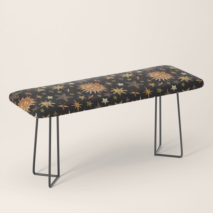 Vintage Collage Print in Black Bench Gallery Image 1