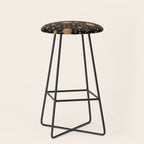 Vintage Collage Print in Black Stool Gallery Image 1