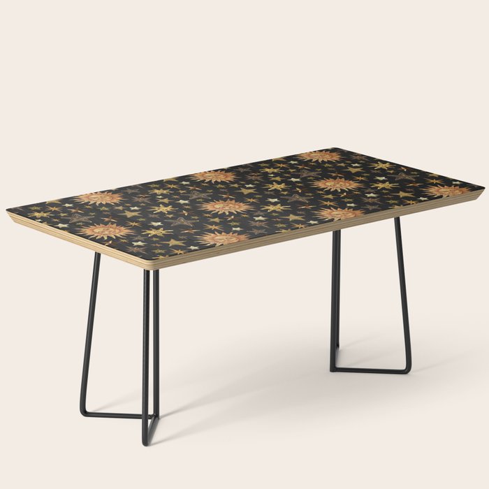 Vintage Collage Print in Black Coffee Table Gallery Image 1