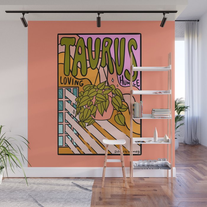 Taurus Plant Wall Mural Gallery Image 1