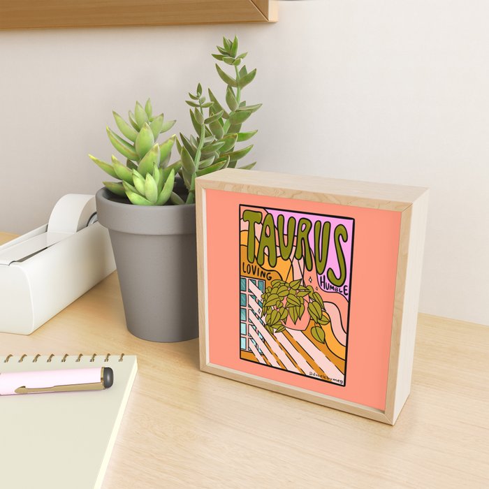 Taurus Plant Mini Art Print Gallery Image 2
