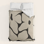 Vanilla Flower black Duvet Cover Gallery Image 6