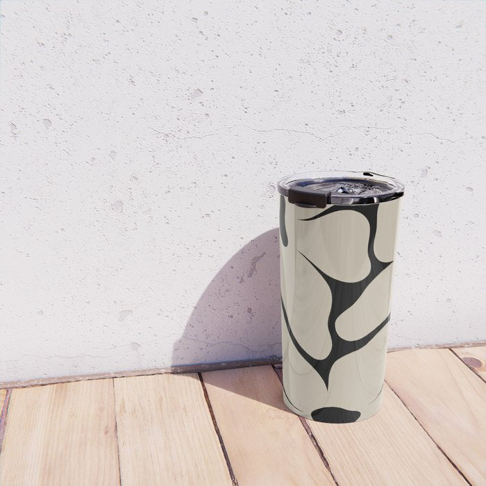Vanilla Flower black Travel Mug Gallery Image 4
