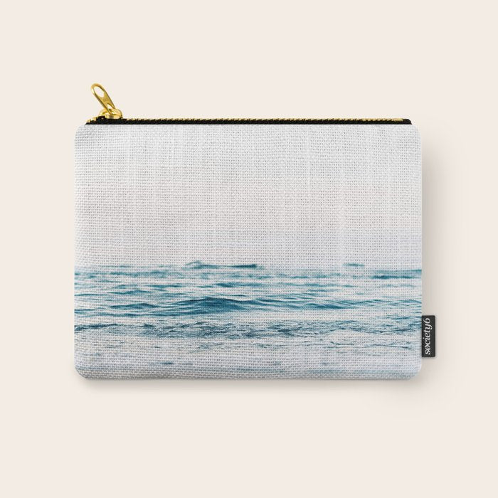Blue Ocean Waves  Carry All Pouch Gallery Image 1