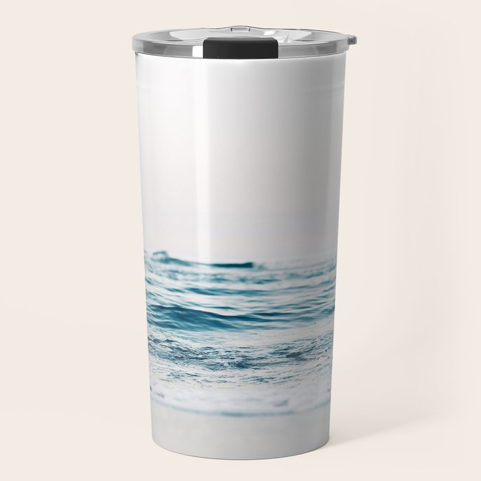 Blue Ocean Waves  Travel Mug Gallery Image 1