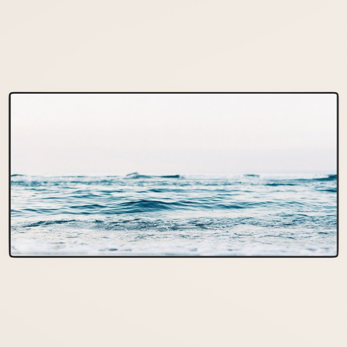 Blue Ocean Waves  Desk Mat Gallery Image 3