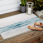 Blue Ocean Waves  Outdoor Rug Gallery Image 2