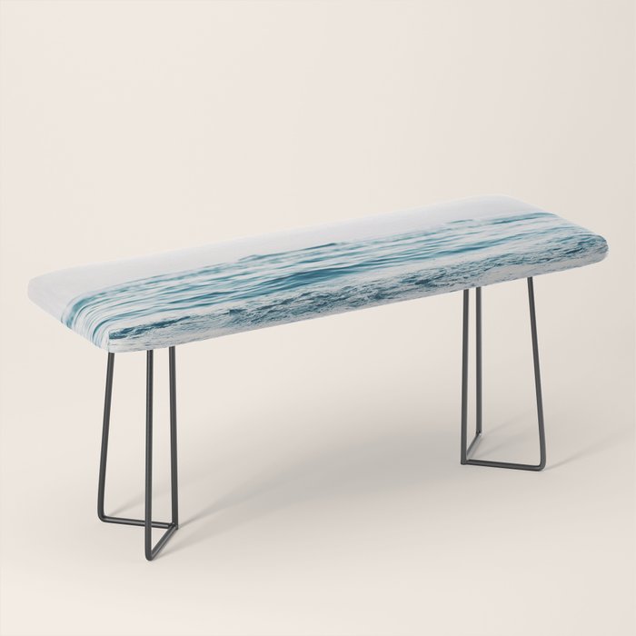 Blue Ocean Waves  Bench Gallery Image 1