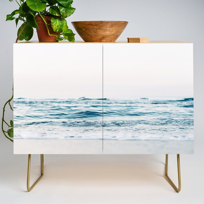 Blue Ocean Waves  Credenza Gallery Image 1