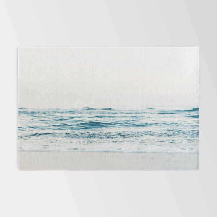 Blue Ocean Waves  Rug Gallery Image 2
