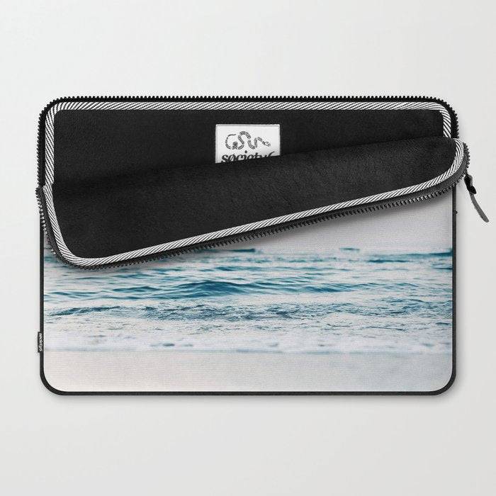 Blue Ocean Waves  Laptop Sleeve Gallery Image 2