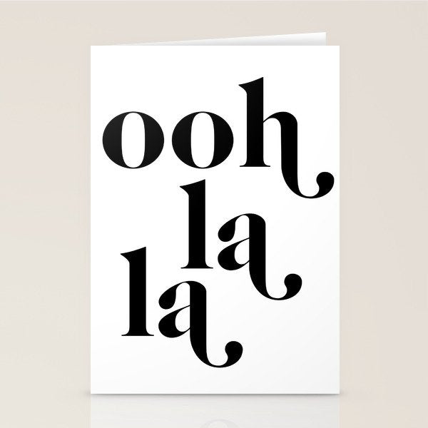 ooh la la Stationery Card Gallery Image 2