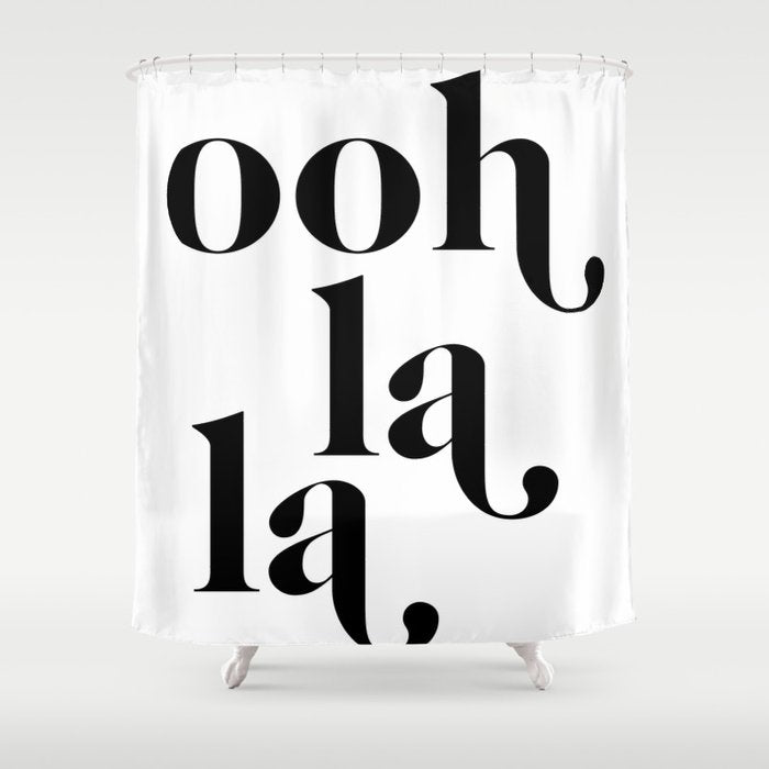 ooh la la Shower Curtain Gallery Image 1