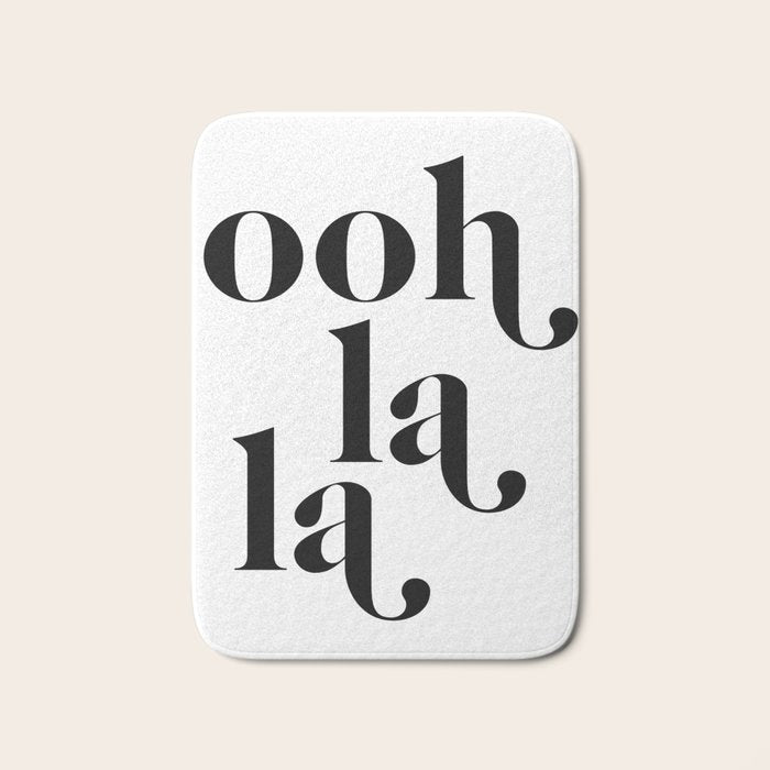 ooh la la Bath Mat Gallery Image 1