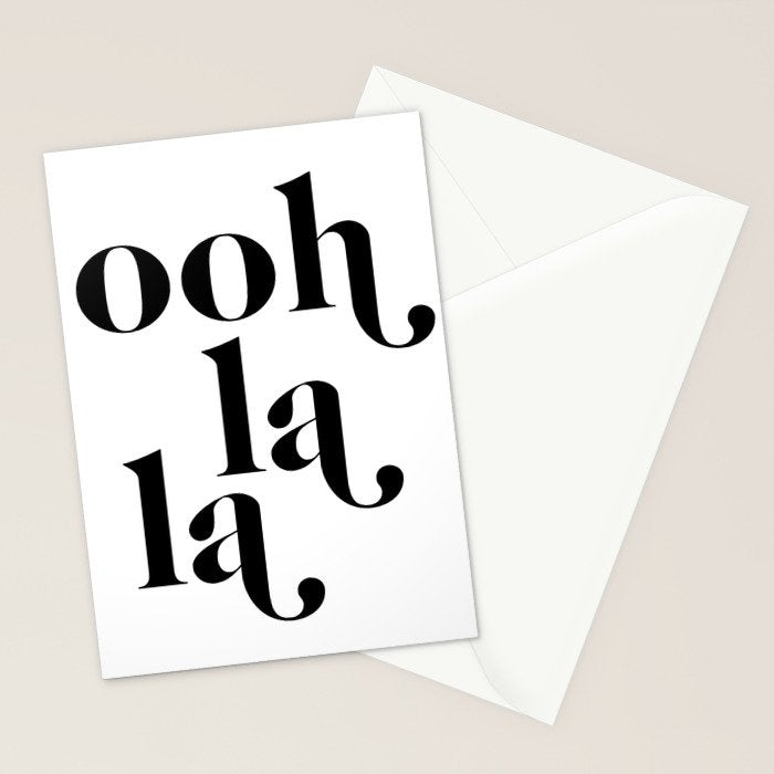 ooh la la Stationery Card Gallery Image 2