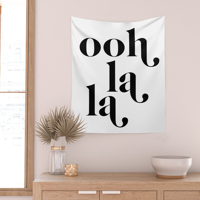 ooh la la Wall Tapestry Gallery Image 2