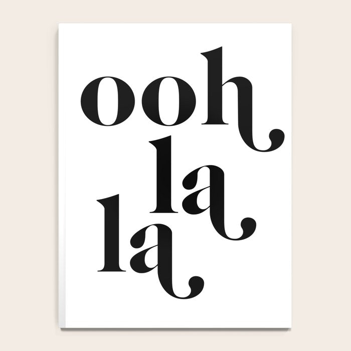 ooh la la Notebook Gallery Image 4