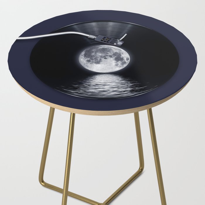 Vinyl moon Side Table Gallery Image 2