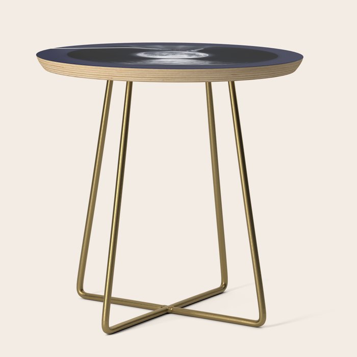 Vinyl moon Side Table Gallery Image 1