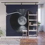 Vinyl moon Wall Mural Gallery Image 1
