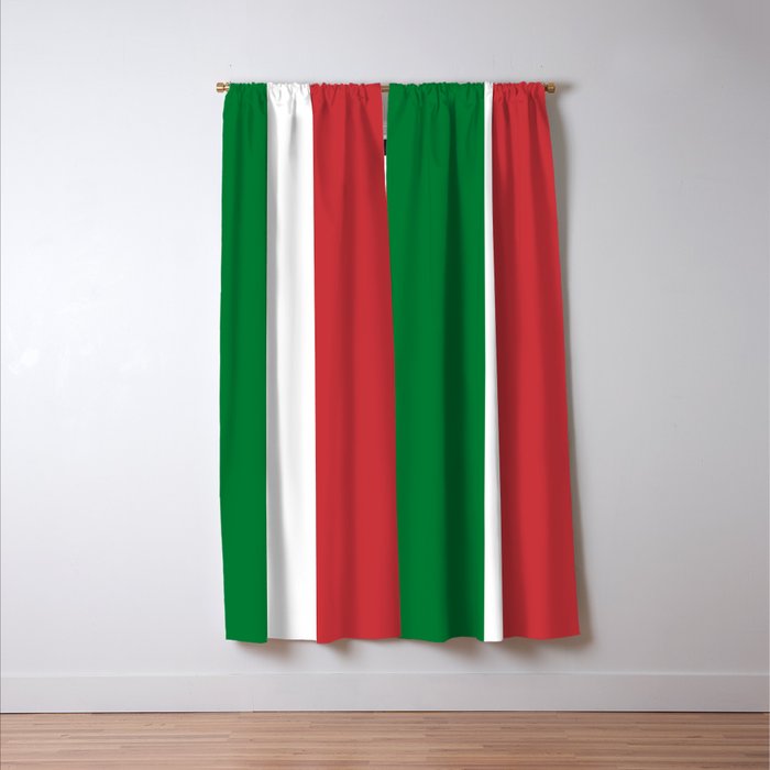 Italian Flag Window Curtain Gallery Image 3