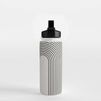 Mid Century Abstract Geometric 5 Water Bottle Gallery Image 2