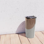 Mid Century Abstract Geometric 5 Travel Mug Gallery Image 4