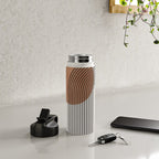 Mid Century Abstract Geometric 5 Water Bottle Gallery Image 4