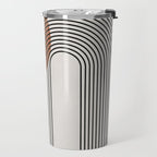 Mid Century Abstract Geometric 5 Travel Mug Gallery Image 2