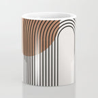Mid Century Abstract Geometric 5 Coffee Mug Gallery Image 4