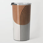 Mid Century Abstract Geometric 5 Travel Mug Gallery Image 3