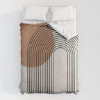 Mid Century Abstract Geometric 5 Duvet Cover Gallery Image 6