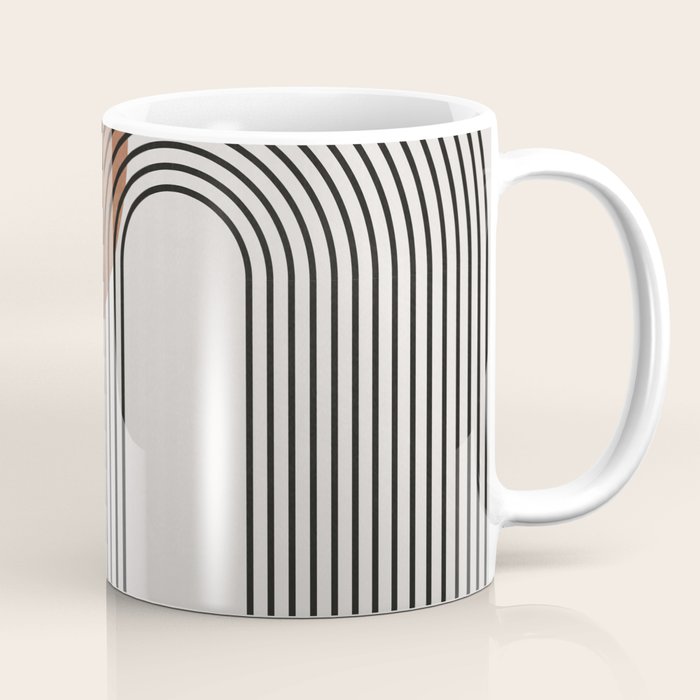 Mid Century Abstract Geometric 5 Coffee Mug Gallery Image 1