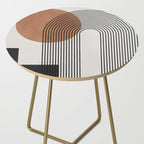 Mid Century Abstract Geometric 5 Side Table Gallery Image 2