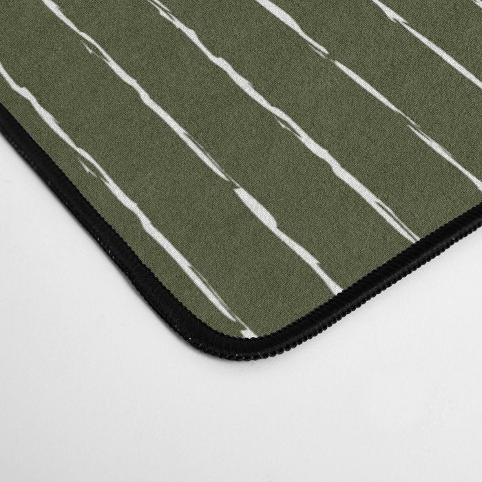 Lines III (Olive Green) Desk Mat Gallery Image 4
