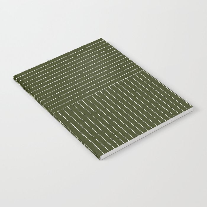 Lines III (Olive Green) Notebook Gallery Image 2