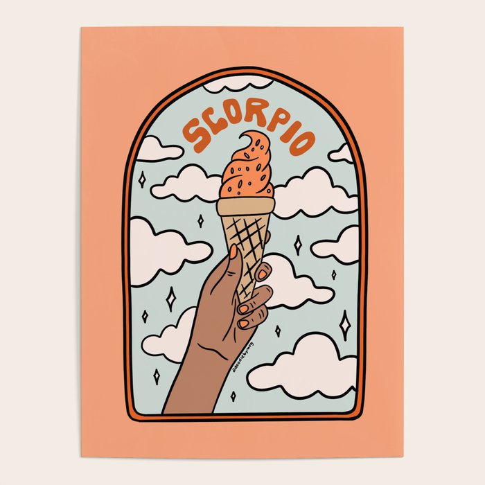 Scorpio Ice Cream Poster Gallery Image 1
