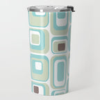 Retro Rectangles Mid Century Modern Geometric Vintage Style Travel Mug Gallery Image 2