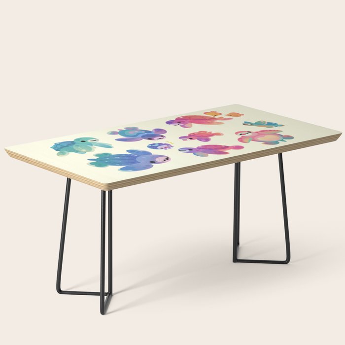 Sea turtle - bright Coffee Table Gallery Image 1