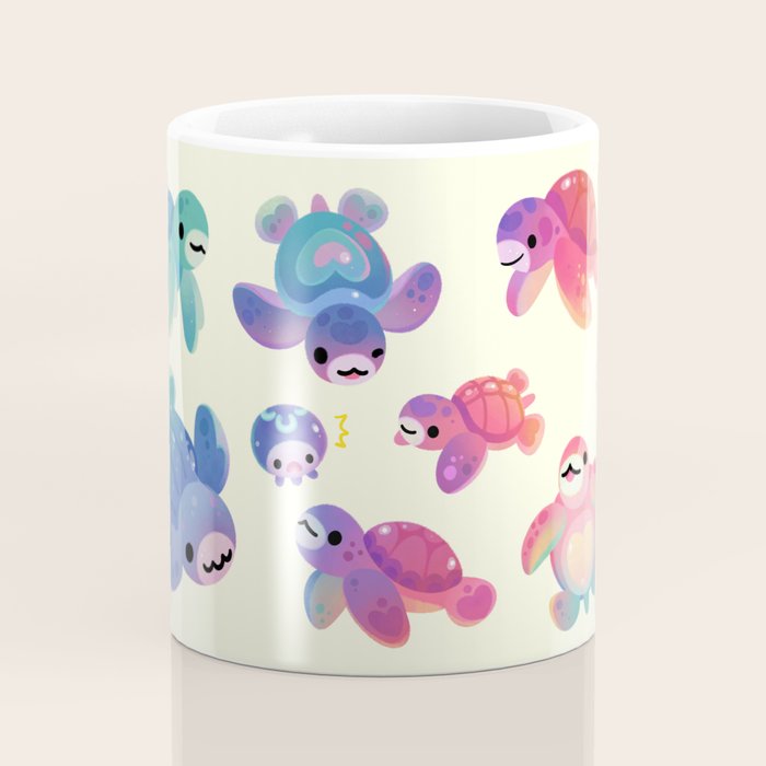 Sea turtle - bright Coffee Mug Gallery Image 4