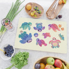 Sea turtle - bright Cutting Board Gallery Image 2