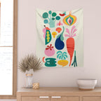 I love Veggies Wall Tapestry Gallery Image 2