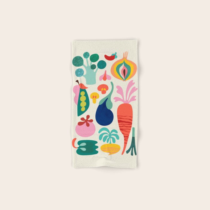 I love Veggies Bath Towel Gallery Image 1